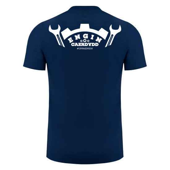 Cardiff University Engineering Rugby - GADREEL ECO T-shirt  (Navy)