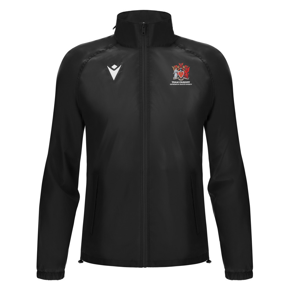 Cardiff University Expression Dance - ATLANTIC HERO full zip windbreaker (Black)