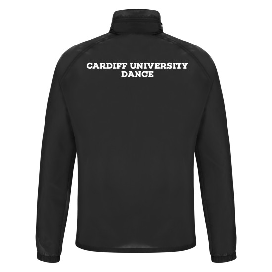 Cardiff University Expression Dance - ATLANTIC HERO full zip windbreaker (Black)