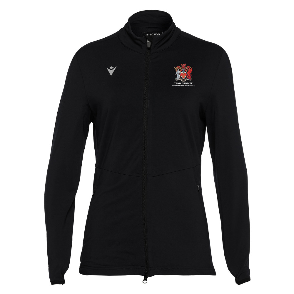Cardiff University Expression Dance - CAROL full zip top (Black)
