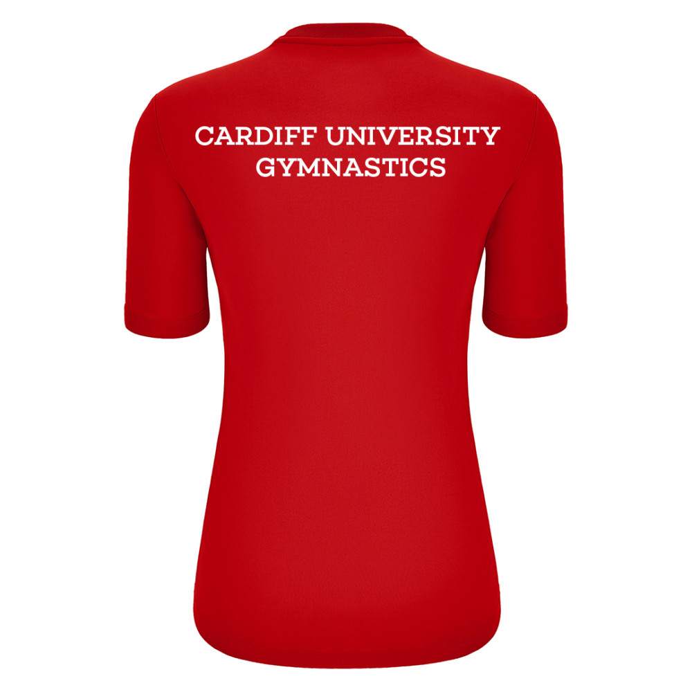 Cardiff University Gymnastics - ARIEL shirt (Red) Kids