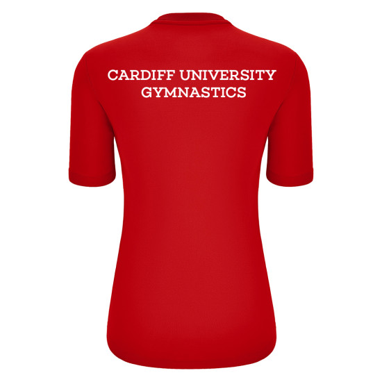 Cardiff University Gymnastics - ARIEL shirt (Red)