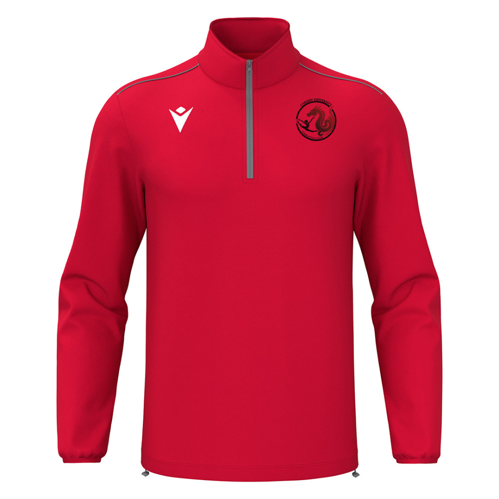 Cardiff University Gymnastics - HAVEL 1/4 zip top (Red) Kids