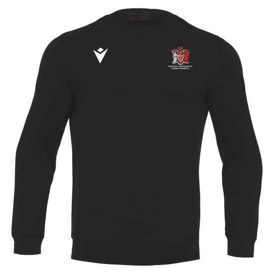 Cardiff University IMG Carbs Netball - AXIMA sweatshirt (Black)