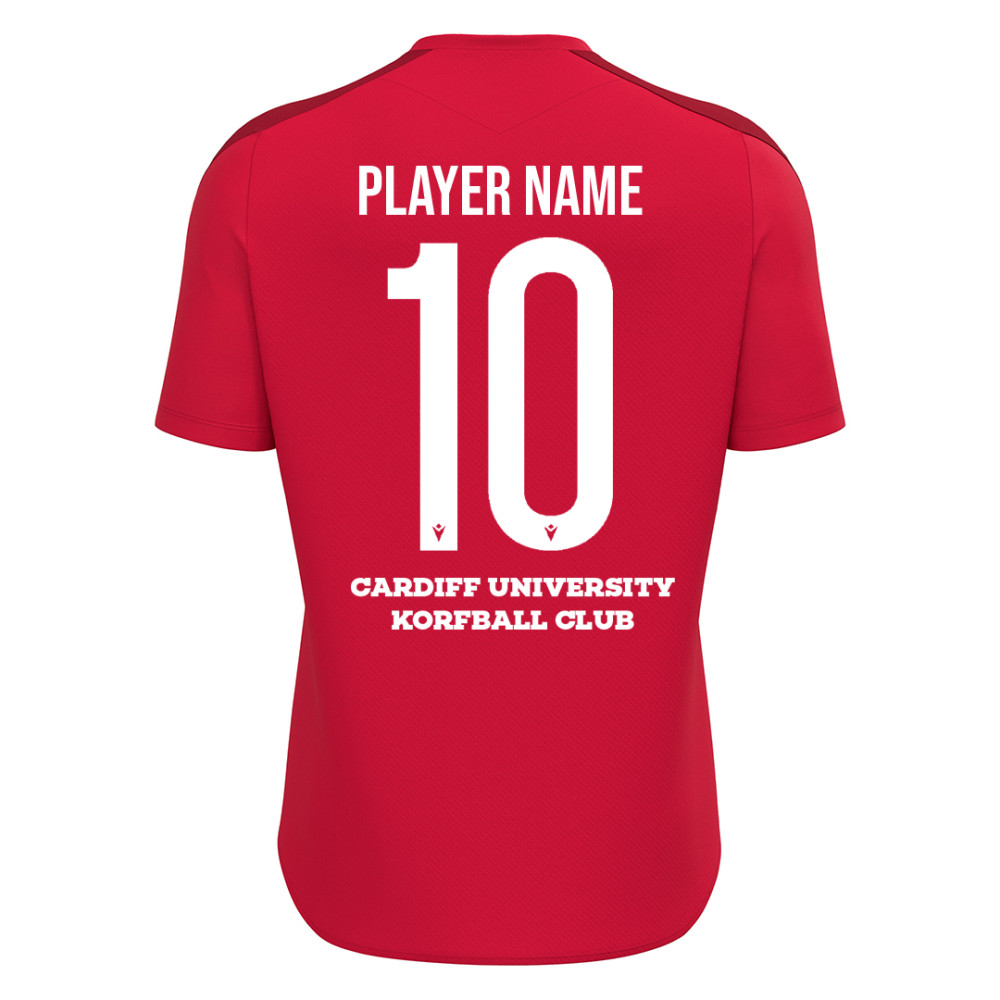 Cardiff University Korfball - WISP shirt (Red)