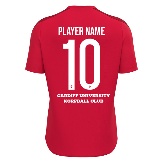 Cardiff University Korfball - WISP shirt (Red)