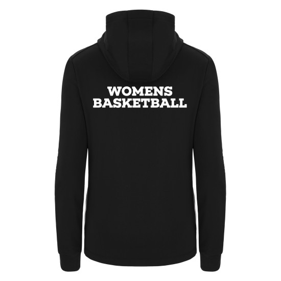 Cardiff University Womens Basketball - BASTET full zip hoody (Black)
