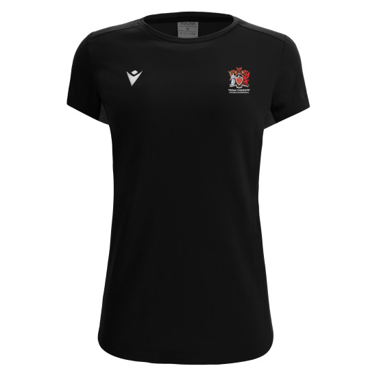 Cardiff University Womens Basketball - LUTE T-shirt (Black)