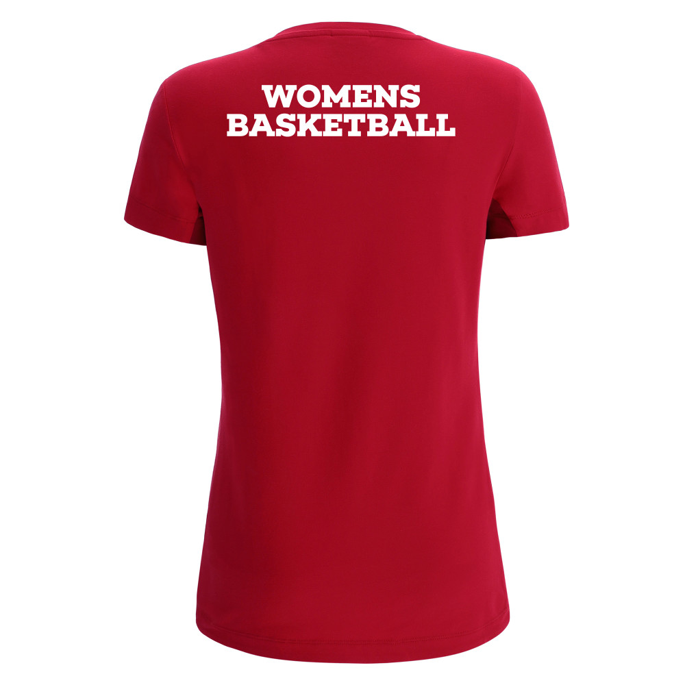 Cardiff University Womens Basketball - LUTE T-shirt (Red)