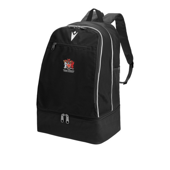 Cardiff University Womens Basketball - MAXI-ACADEMY EVO backpack w/semi-rigid bottom large (Black)