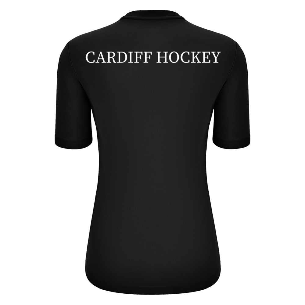 Cardiff University Ladies Hockey - ARIEL shirt (Black)