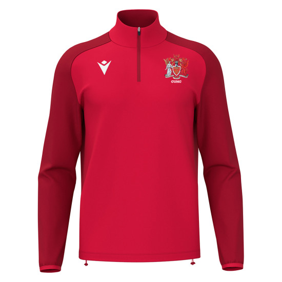 Cardiff University Ladies Hockey - ISEN 1/4 zip top (Red)