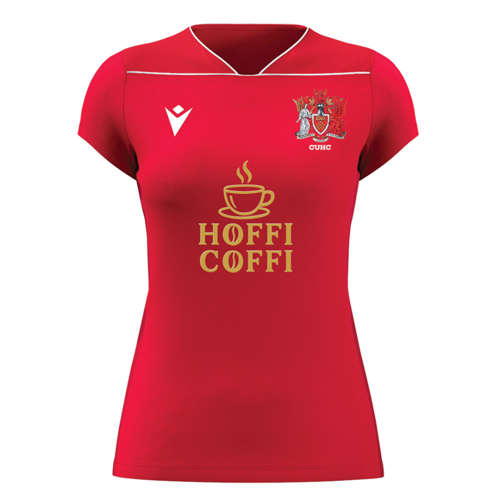 Cardiff University Ladies Hockey - HOME ZINC shirt (Red)