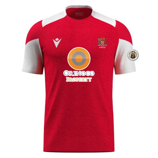 Mens Cricket - Golem shirt (Red/White) Mens Cricket - Golem shirt (Red/White)