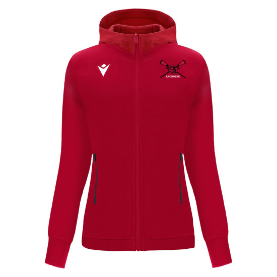 Cardiff University Lacrosse - DRUM full zip hoody  (Red)