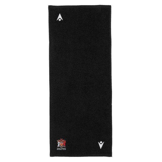 Cardiff University Netball - BISE gym towel (Black)