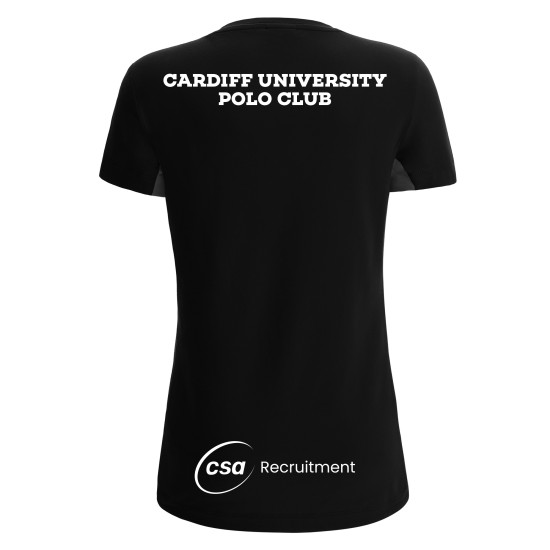 Cardiff University Polo Club - LUTE T-shirt (Black)