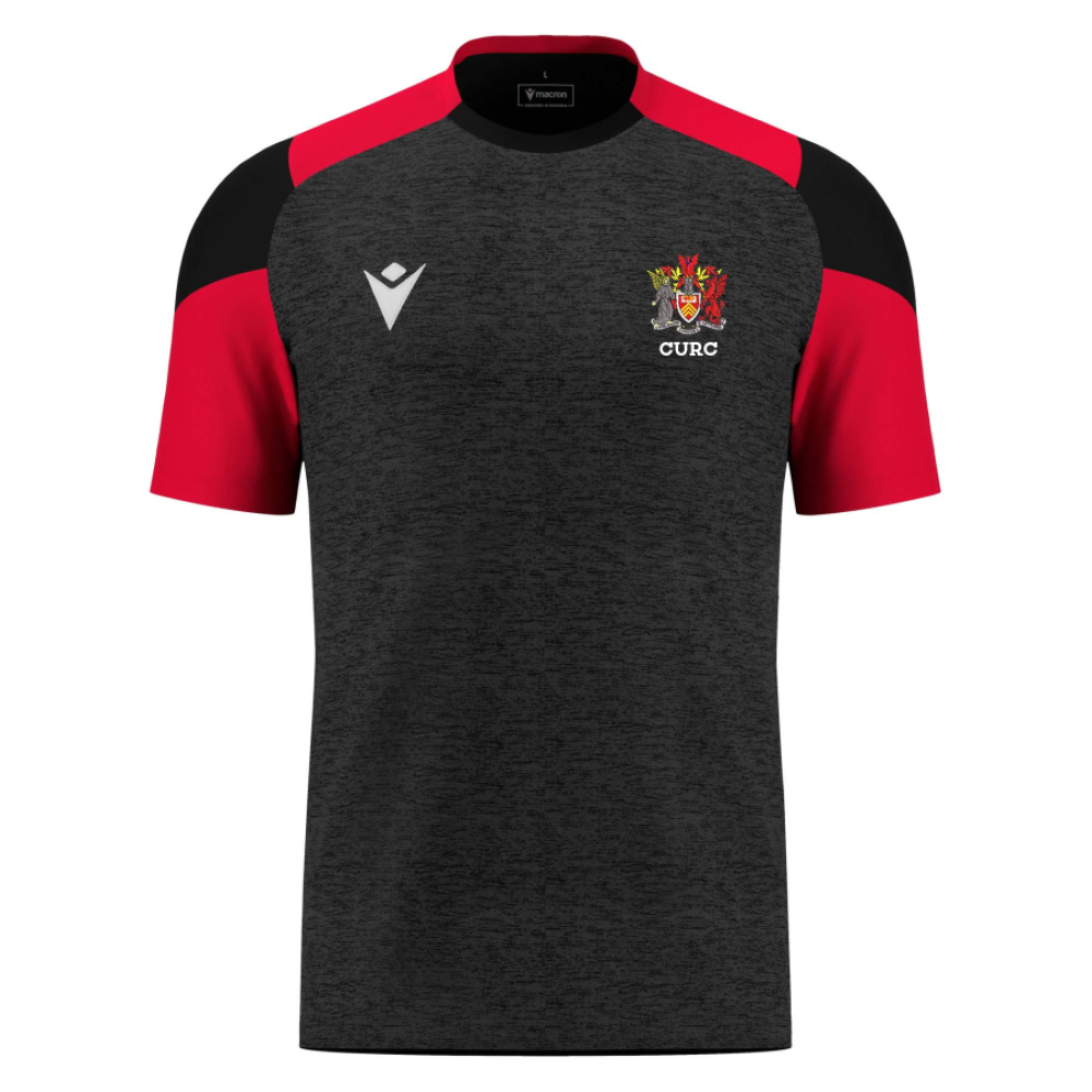 Cardiff University Rounders Club - GOLEM shirt (Black & Red)