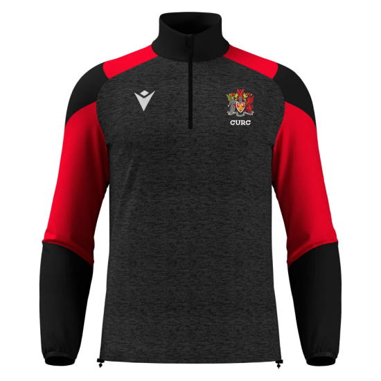 Cardiff University Rounders Club - CUZCO 1/4 zip top (Black & Red)