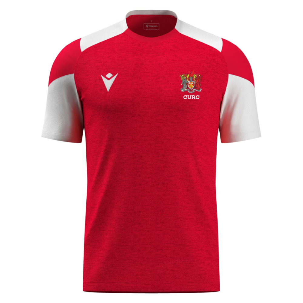 Cardiff University Rounders Club - GOLEM shirt (Red & White)
