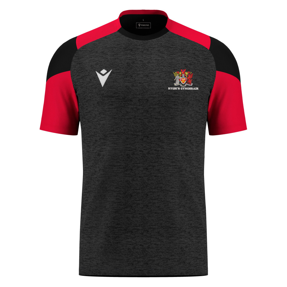 Cardiff University Rugby League - GOLEM shirt (Black/Red)