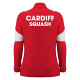 Cardiff University Squash - CHANTICO 1/4 zip top (Red/White)