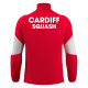 Cardiff University Squash - CUZCO 1/4 zip top (Red/White)