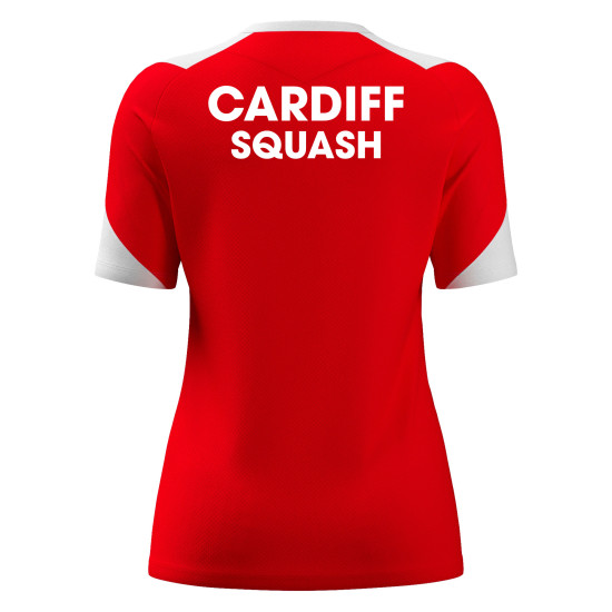 Cardiff University Squash - SPHINX shirt (Red/White)