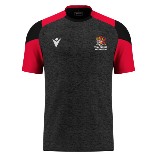 Cardiff University Taekwondo Club - GOLEM shirt (Black/Red)