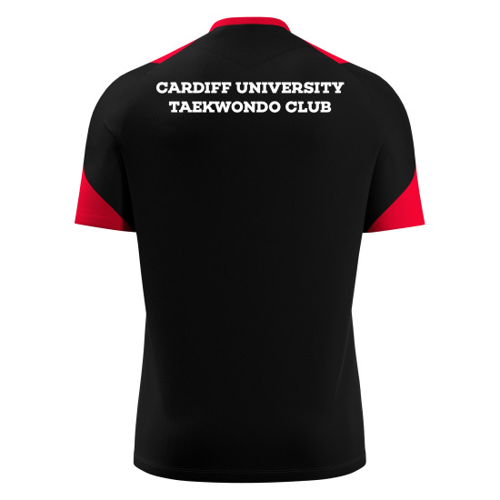 Cardiff University Taekwondo Club - GOLEM shirt (Black/Red)