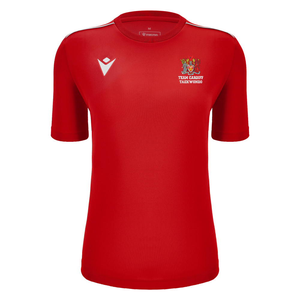 Cardiff University Taekwondo Club - ARIEL shirt (Red)