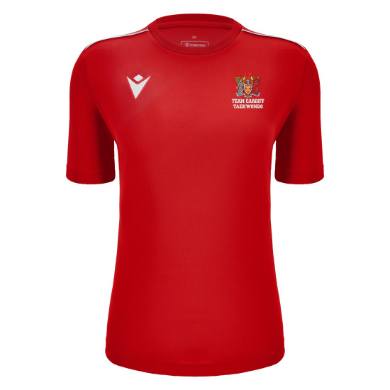 Cardiff University Taekwondo Club - ARIEL shirt (Red)