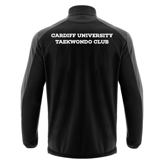 Cardiff University Taekwondo Club - ARNO 1/4 zip top (Black)