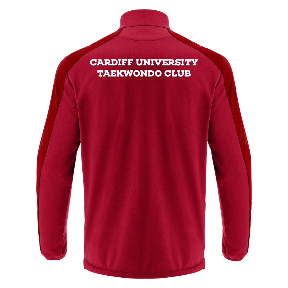 Cardiff University Taekwondo Club - ARNO 1/4 zip top (Red)