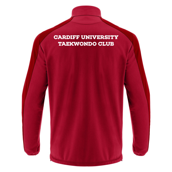 Cardiff University Taekwondo Club - ARNO 1/4 zip top (Red)