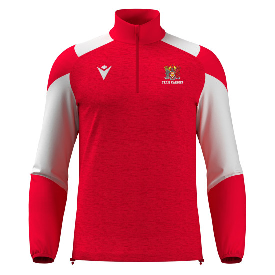 Cardiff University Tennis Club - CUZCO 1/4 zip top (Red)