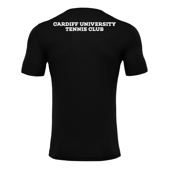 Cardiff University Tennis Club - RIGEL HERO shirt (Black)