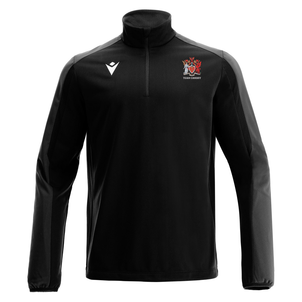 Cardiff University Tennis Club - ARNO 1/4 zip top (Black)