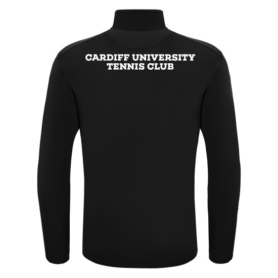 Cardiff University Tennis Club - FRASER 1/4 zip top (Black)