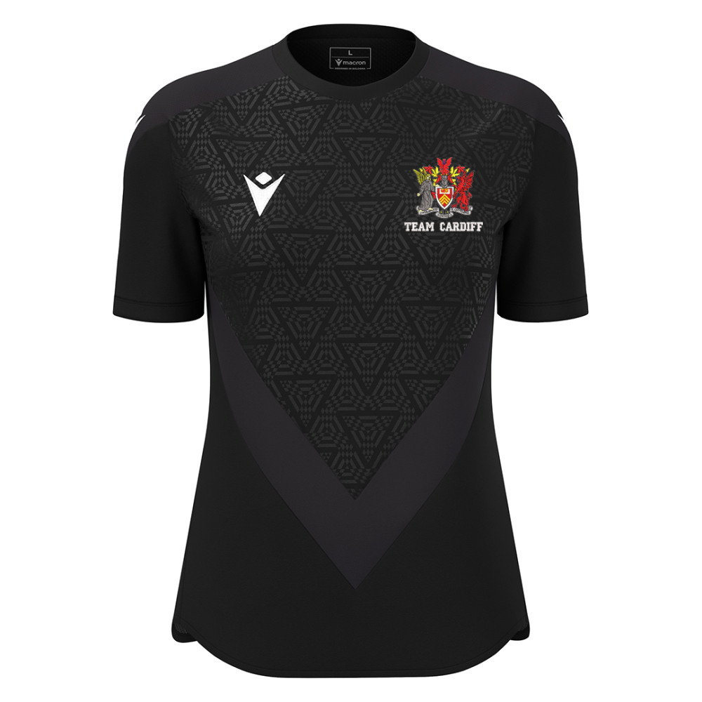 Cardiff University Tennis Team - DRAYD shirt (Black/Dark Grey)