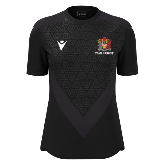 Cardiff University Tennis Team - DRAYD shirt (Black/Dark Grey)