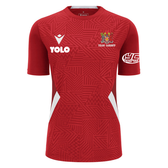 Cardiff University Tennis Team - Match Kit - SKAT shirt (Red/White)
