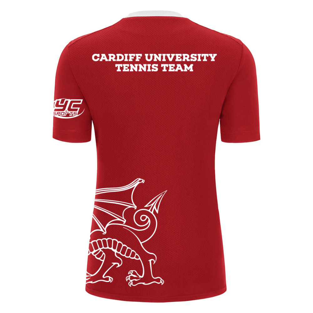 Cardiff University Tennis Team - Match Kit - SKAT DTF shirt (Red/White) Cardiff University Tennis Team - Match Kit - SKAT DTF shirt (Red/White)
