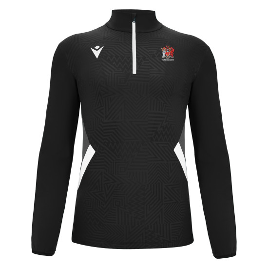 Cardiff University Tennis Team - FRASER 1/4 zip top (Black)