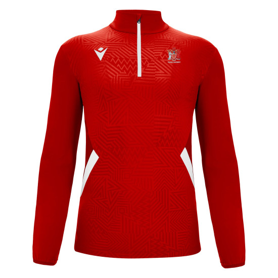 Cardiff University Tennis Team - FRASER 1/4 zip top (Red/White)