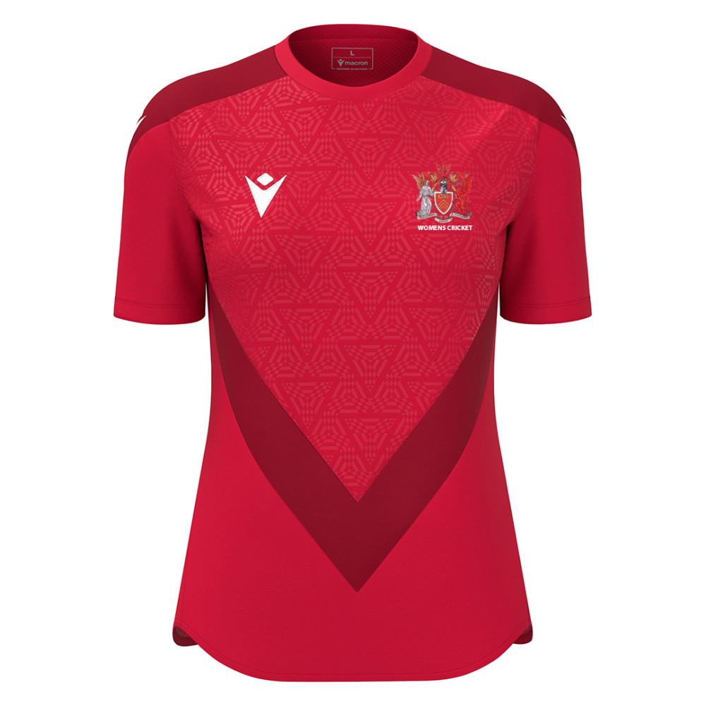 Cardiff University Ladies Cricket - DRYAD shirt (Red)