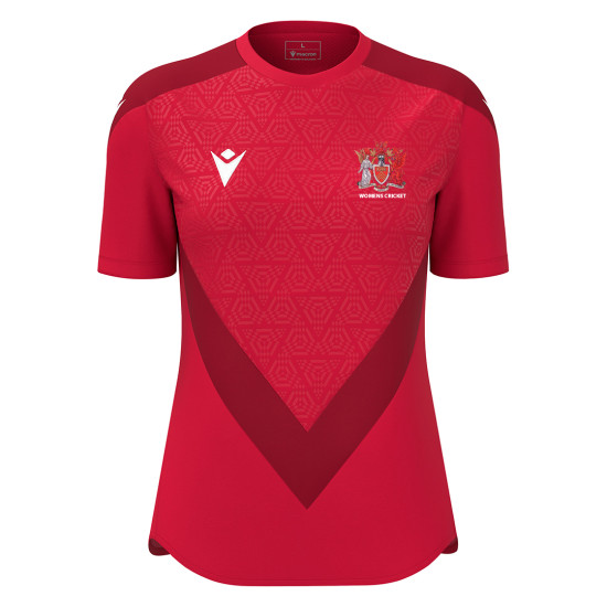 Cardiff University Ladies Cricket - DRYAD shirt (Red)