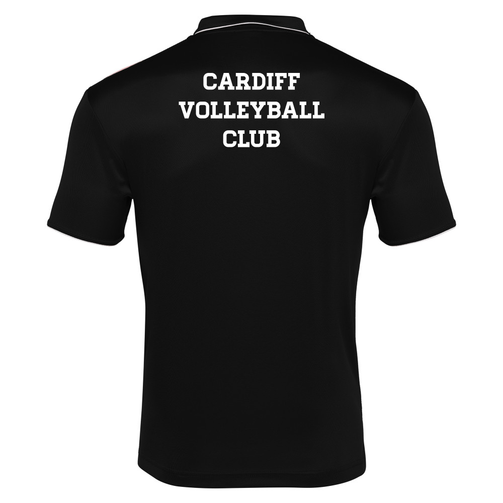 Cardiff Volleyball Club - DRACO polo (Black)