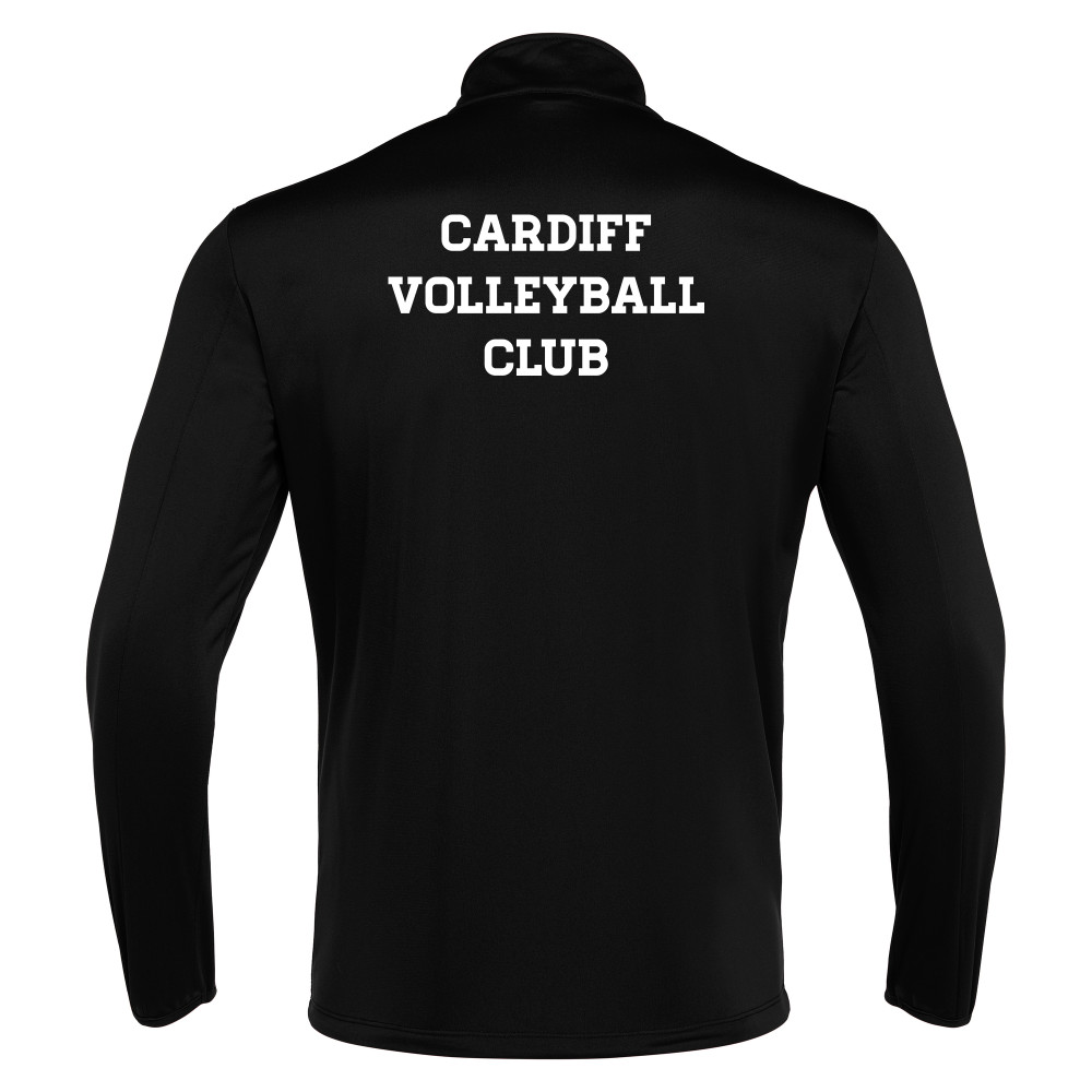 Cardiff Volleyball Club - HAVEL 1/4 zip top (Black)