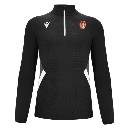 Clwb Cymric - FRASER 1/4 zip top (Black)